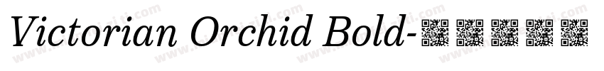 Victorian Orchid Bold字体转换